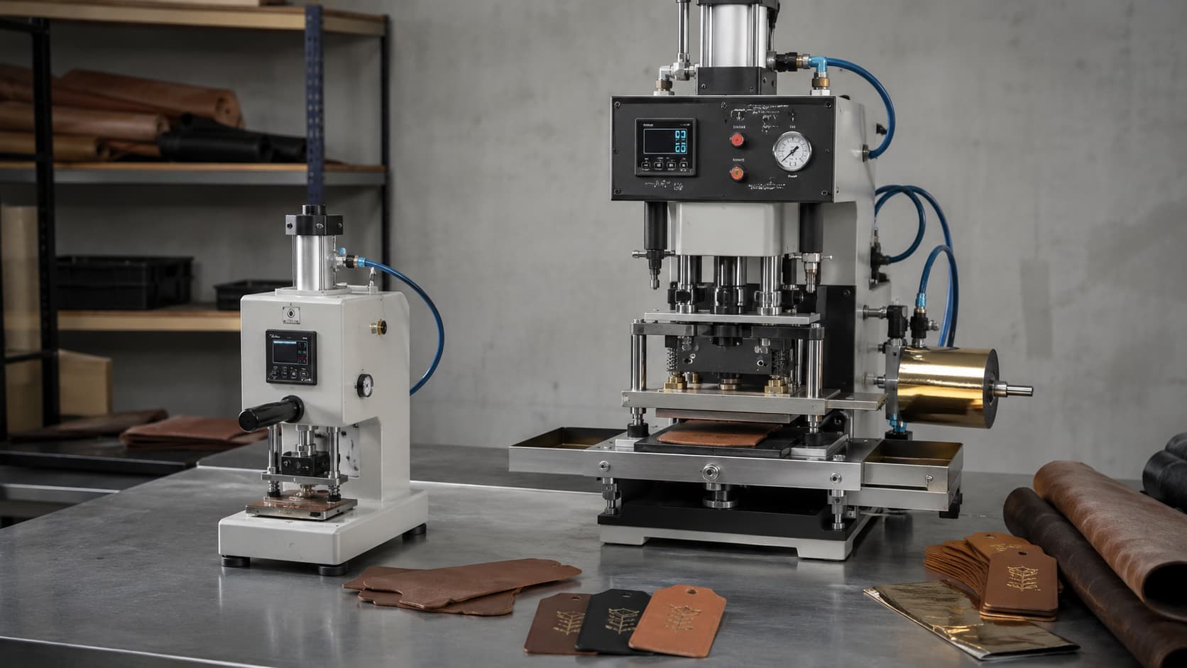 Melhor máquina de hot stamping para couro e PU 
